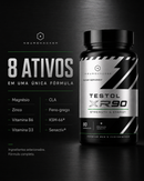 Testol XR90 - Testosterone Booster com 8 Ativos | 90 Cápsulas
