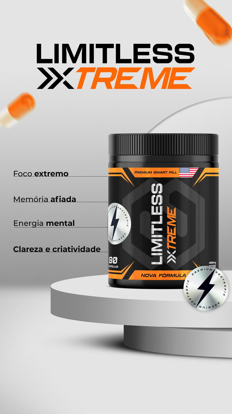 LIMITLESS XTREME | COMPRE 2 E LEVE 3 + BRINDE: 1 LIMITLESS SUBLINGUAL
