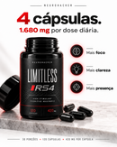 LIMITLESS RS4 | FÓRMULA ULTRA INTENSA COM 22 NOOTRÓPICOS