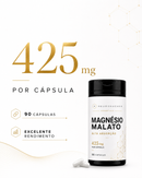 Magnésio Malato 425 mg – Alta Absorção | 90 Cápsulas