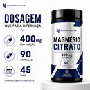 MAGNÉSIO CITRATO 400mg | 90 Cápsulas