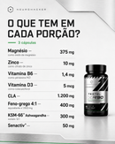 Testol XR90 - Testosterone Booster com 8 Ativos | 90 Cápsulas