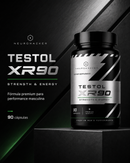 Testol XR90 - Testosterone Booster com 8 Ativos | 90 Cápsulas