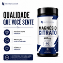 MAGNÉSIO CITRATO 400mg | 90 Cápsulas