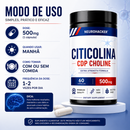 CITICOLINA - CDP CHOLINE 500mg | 60 Cápsulas