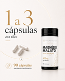 Magnésio Malato 425 mg – Alta Absorção | 90 Cápsulas