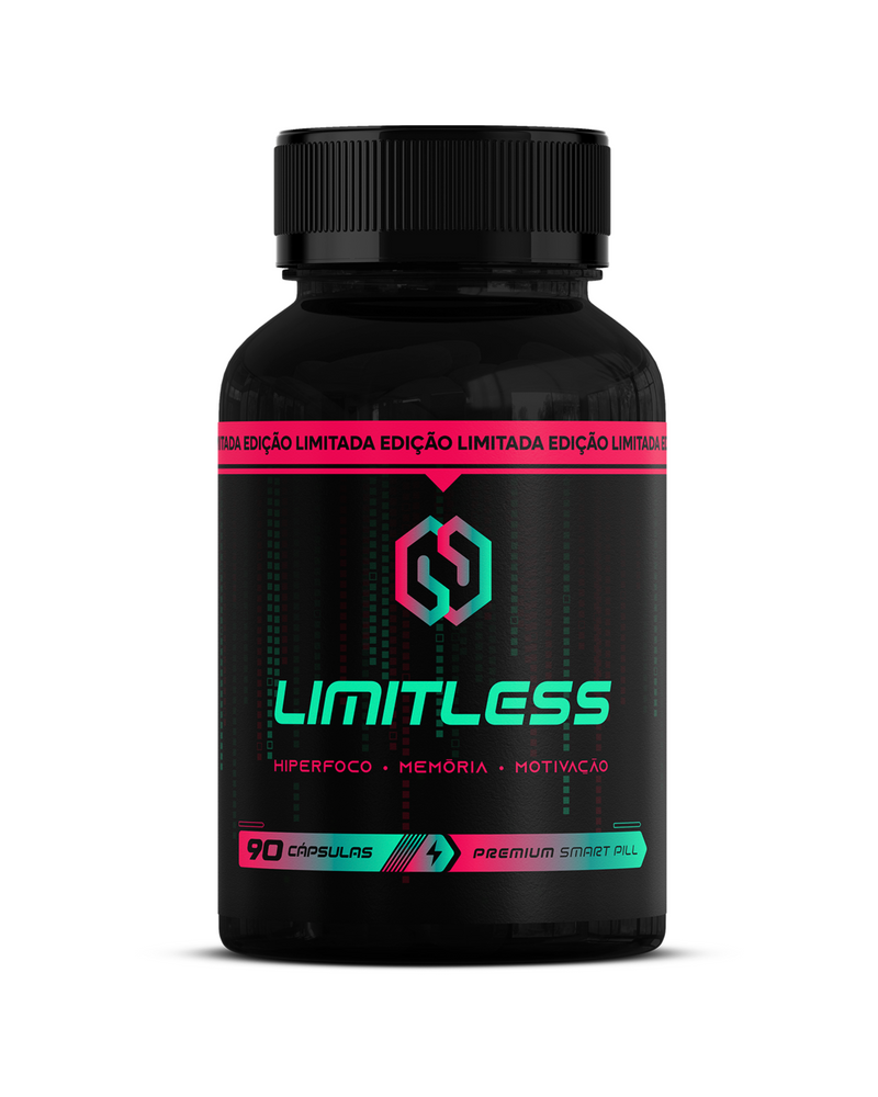 LIMITLESS EDITION 90 CPS - Nootrópico Ultra Intenso para Foco e Performance