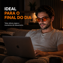 ÓCULOS ANTI LUZ AZUL NEURODARK LENTE LARANJA POLARIZADA