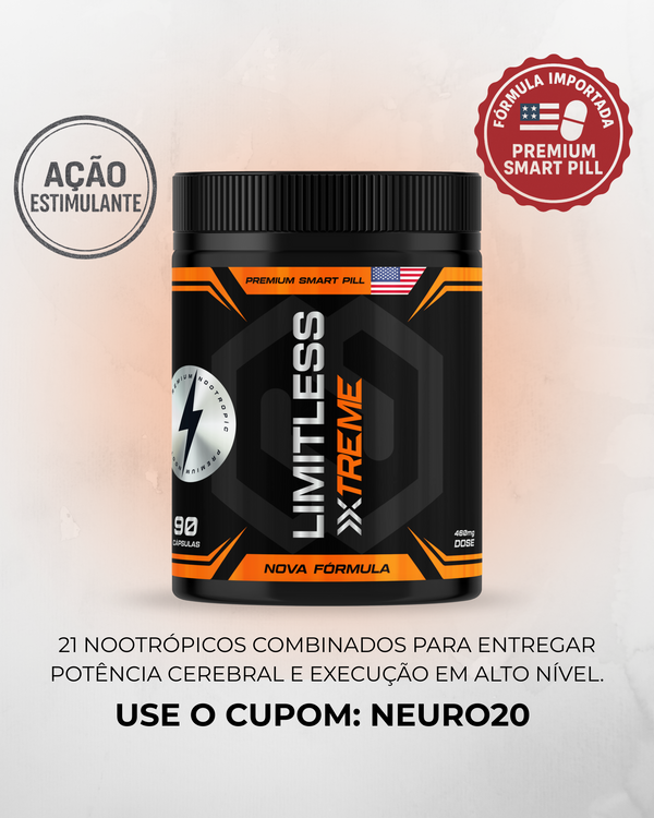 LIMITLESS XTREME – A Smart Pill Mais Poderosa do Brasil (Nova Fórmula com 21 Nootrópicos)