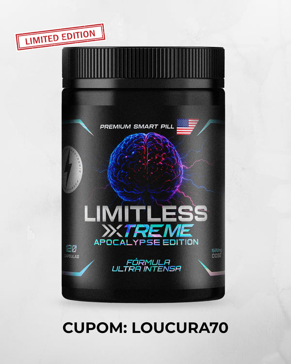 LIMITLESS XTREME APOCALYPSE EDITION - FÓRMULA INSANA COM 25 NOOTRÓPICOS