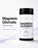 Magnésio Glicinato 500mg | Alta Absorção | 90 Cápsulas | Neurohacker