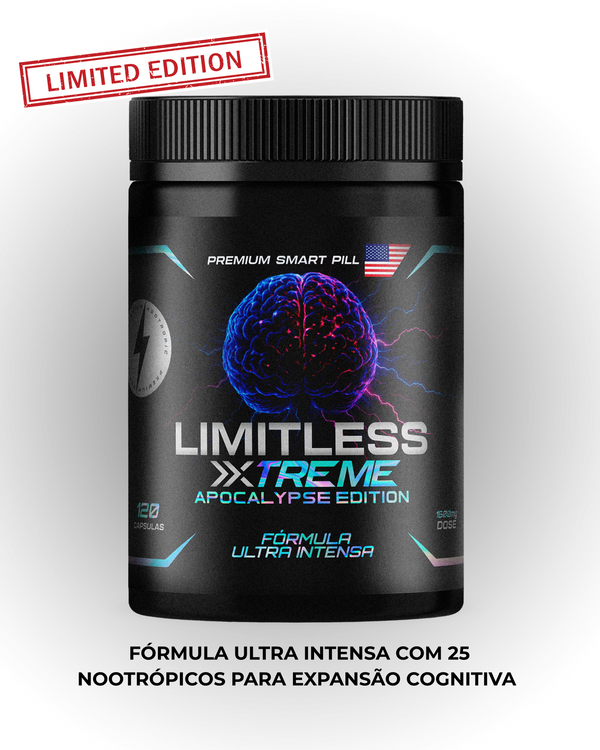 Limitless Xtreme Apocalypse Edition - Formula insana com 25 Nootrópicos