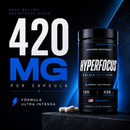 HYPERFOCUS BLACK EDITION 420mg - ADVANCED NOOTROPIC | 120 CÁPSULAS