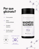 Magnésio Glicinato 500mg | Alta Absorção | 90 Cápsulas | Neurohacker