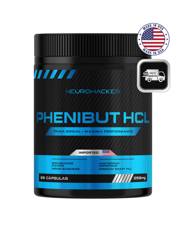 PHENIBUT HCL | NEUROHACKER | 60 CÁPSULAS - 250mg