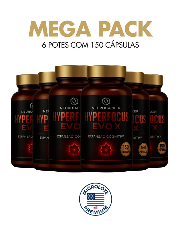 HYPERFOCUS EVO X - MEGA PACK (6 potes)