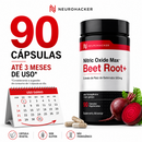 Nitric Oxide Max™ Beet Root+ 500mg | Extrato de Beterraba | 90 Cápsulas Vegetais