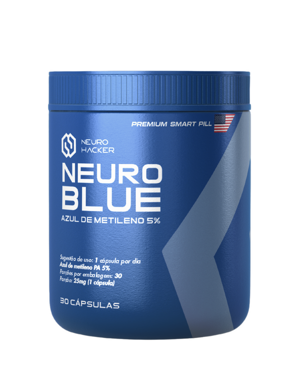 NeuroBlue Cápsulas - Azul de Metileno PA 5% | Neurohacker (30 cápsulas)