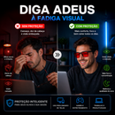 ÓCULOS NEURODARK DAVINCI BLOQUEADOR LUZ AZUL NOTURNO LENTE VERMELHA
