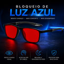 ÓCULOS NEURODARK DAVINCI BLOQUEADOR LUZ AZUL NOTURNO LENTE VERMELHA