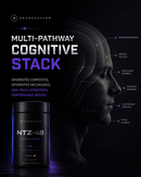 NTZ-48 Cognitive Upgrade – Nootropic Stack de Alta Intensidade | 90 Cápsulas