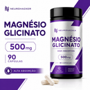 Magnésio Glicinato 500mg | Alta Absorção | 90 Cápsulas | Neurohacker