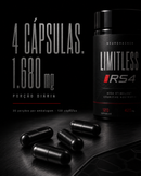 LIMITLESS RS4 | High Stimulant Nootropic • 22 Ativos • 120 Cápsulas