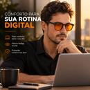 ÓCULOS ANTI LUZ AZUL NEURODARK LENTE LARANJA POLARIZADA