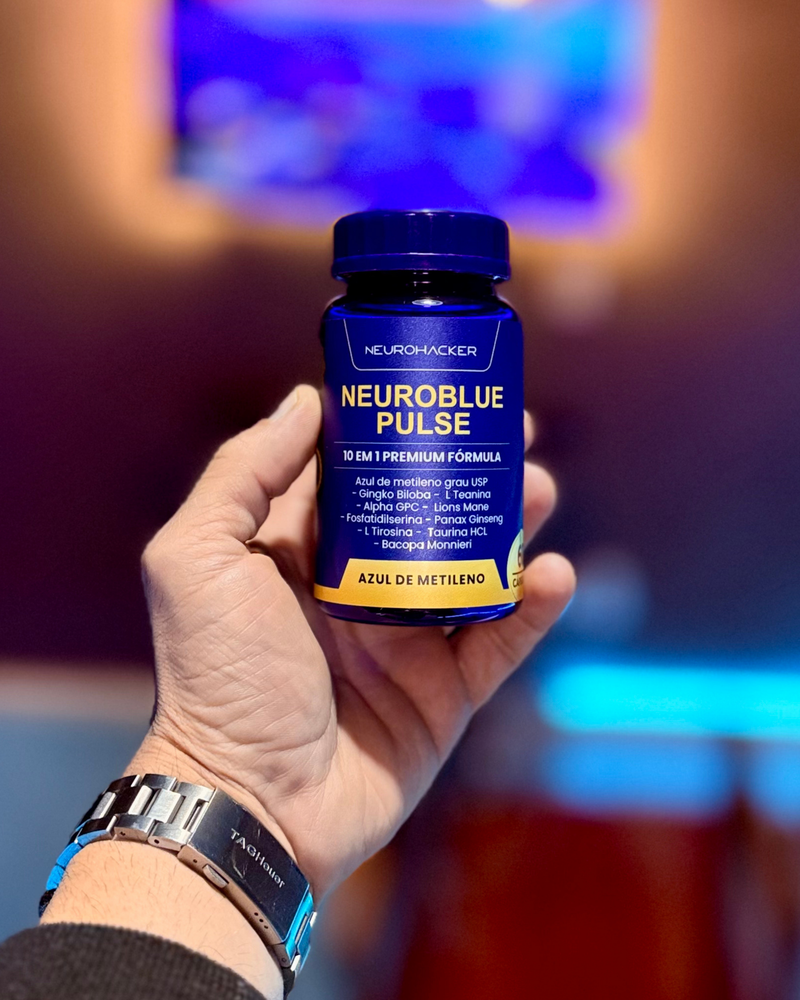 NEUROBLUE PULSE - FÓRMULA ESTIMULANTE 10 EM 1 | 60 CÁPSULAS