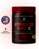 HYPERFOCUS EVO X - O NOOTRÓPICO MAIS AVANÇADO DO BRASIL (30 COMPOSTOS PREMIUM) - POTE COM 90 CÁPSULAS