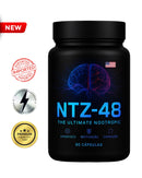 NTZ-48 | FOCO EXTREMO, MEMÓRIA AVANÇADA, E EXPANSÃO COGNITIVA – FÓRMULA PREMIUM COM 18 NOOTRÓPICOS – 90 CÁPSULAS