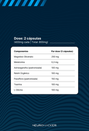 NEURONIGHT | FÓRMULA NOTURNA BIOHACKER - 60 CÁPSULAS