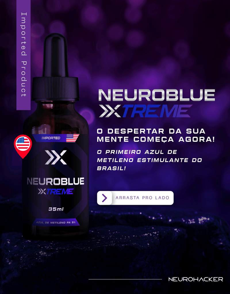 NEUROBLUE XTREME IMPORTADO 35ML P.A 5% COM AÇÃO ESTIMULANTE - COMPRE 1 E LEVE 2